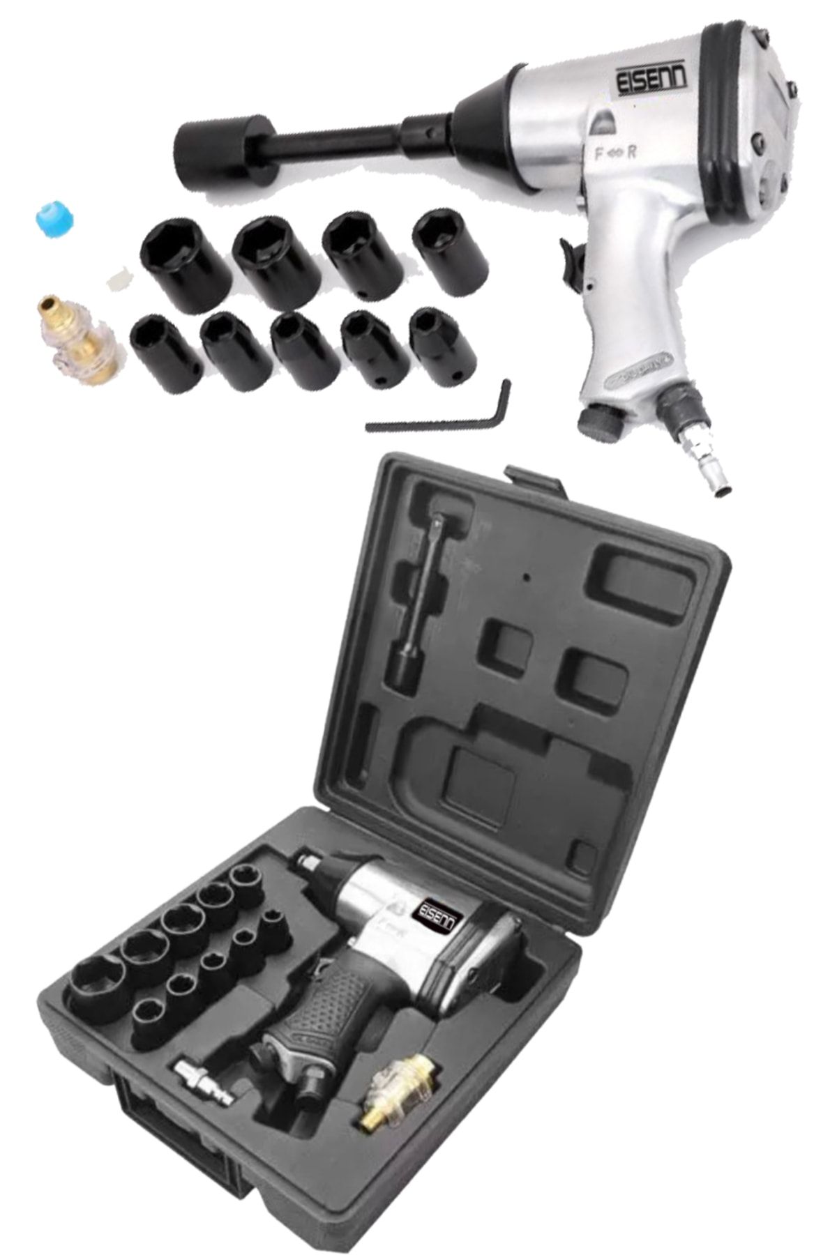 Eisenn Germany Technology Expert Air 15 Parça 540 Nm Havalı Somun Sökme