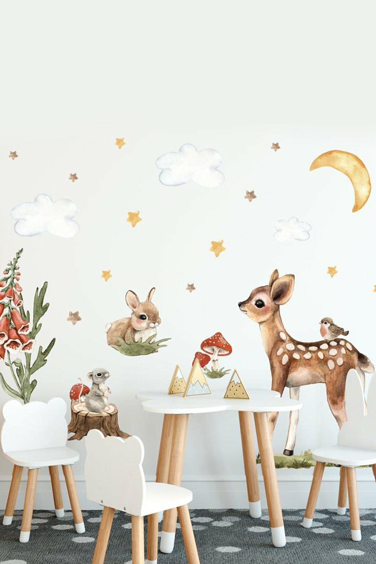 Kt Grup Ceylanlı Orman Arkadaşları Duvar Stickerı