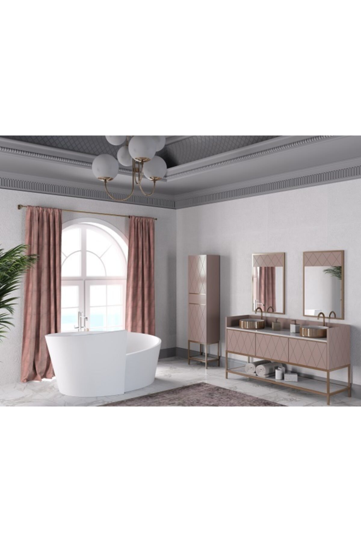 Höger Royalty 160 Banyo Dolabı