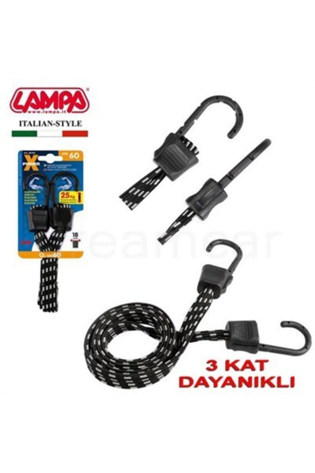 Lampa X-Power Yüksek Dayanıklılılkta Yassı Gergi Lastiği 60cm