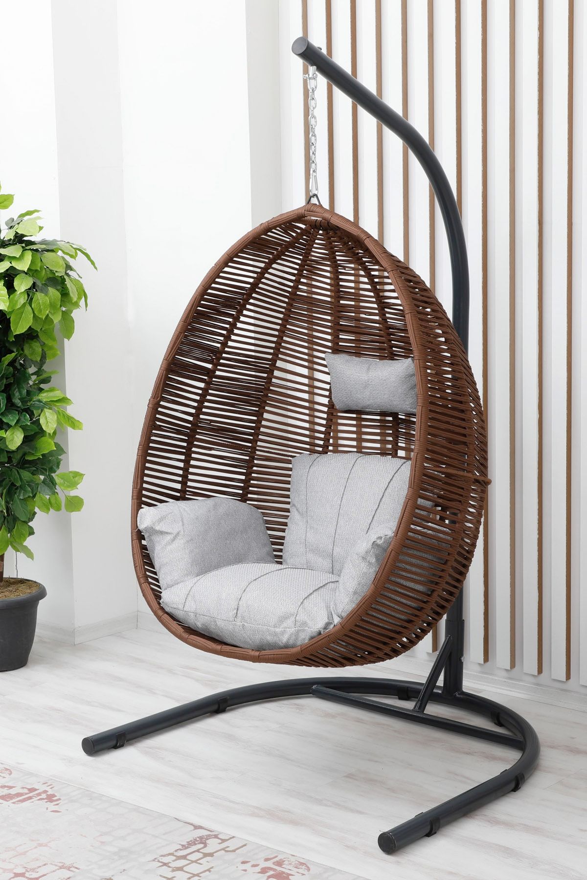 ADKPİETRO Adk5009 Makrome Örgülü Fındık Salıncak Capri