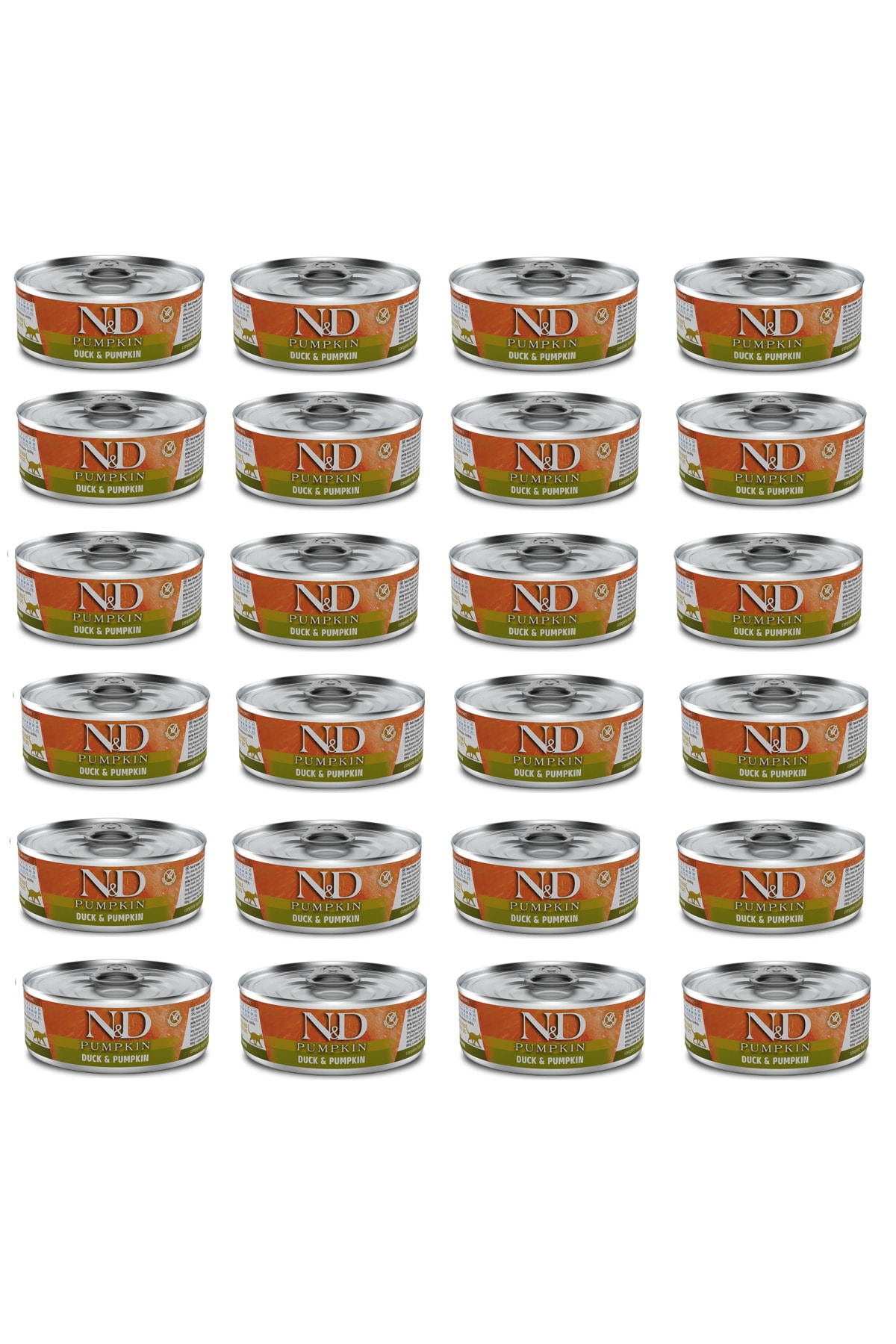 N&D Balkabaklı Ve Ördekli Kedi Konservesi 80 Gr. X 24 Adet