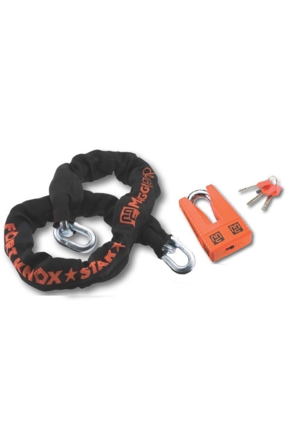 Maggi Fort Knox Star 150 cm16 mm Zincir ve Newmenir 75/16 Kilit