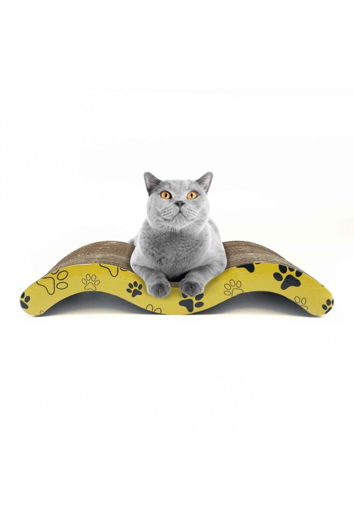 Artikel Ondüle Karton, Kedi Tırmalama Tahtası 44x7,5x20cm, Kedi Tırmalama Rampası