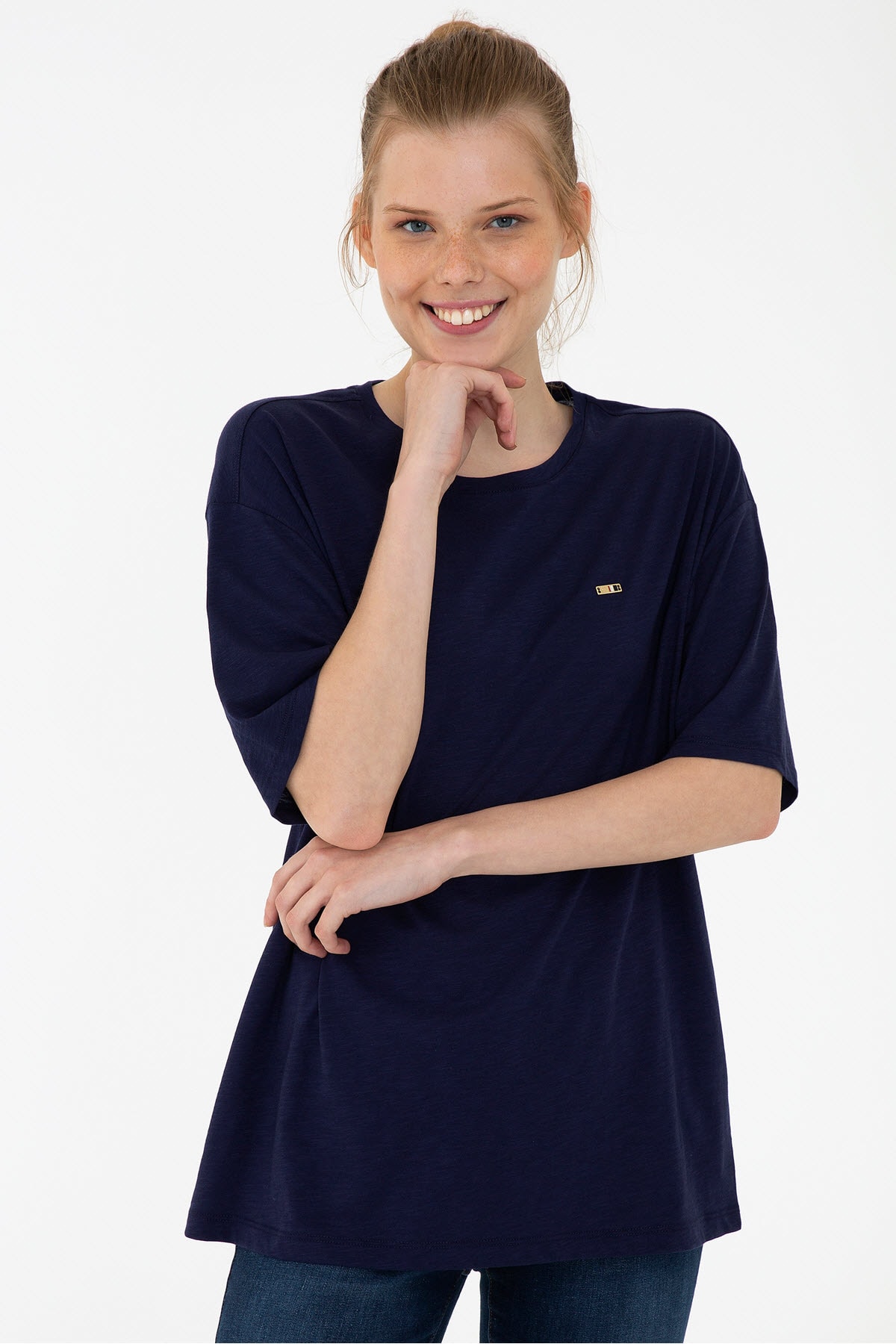 U.S. Polo Assn. Lacivert Kadın T-Shirt