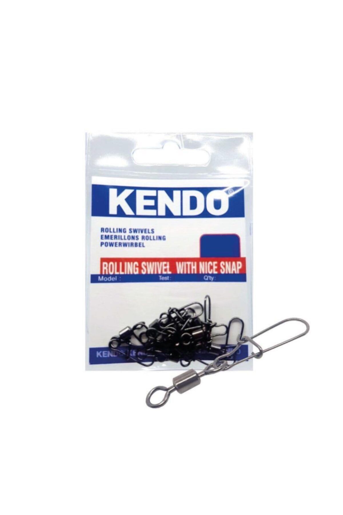 Kendo Rapala Klipsli Fırdöndü Nice Snap Rolling Swivel 12 10pcs