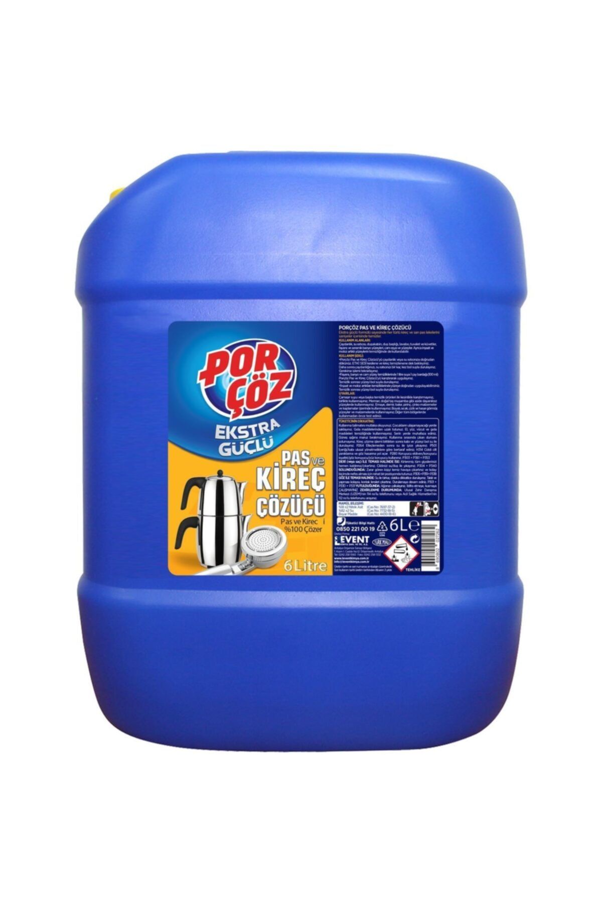Porçöz 6lt Pas ve Kireç Çözücü