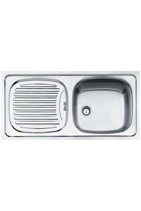 Ebm 45 Paslanmaz Çelik Tek Gözlü Sol Damlalıklı Eviye (PA350N1202) Image 0