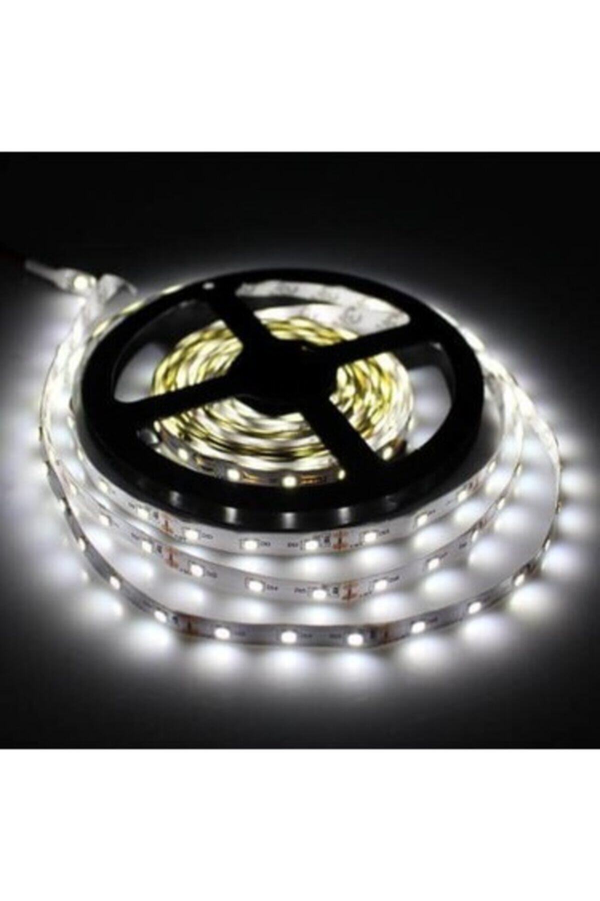 zmr lighting 5 Metre Beyaz Işık Şerit Led Tak Çalıştır Kullan Iç Mekan 5 Metre 2a Adaptörlü
