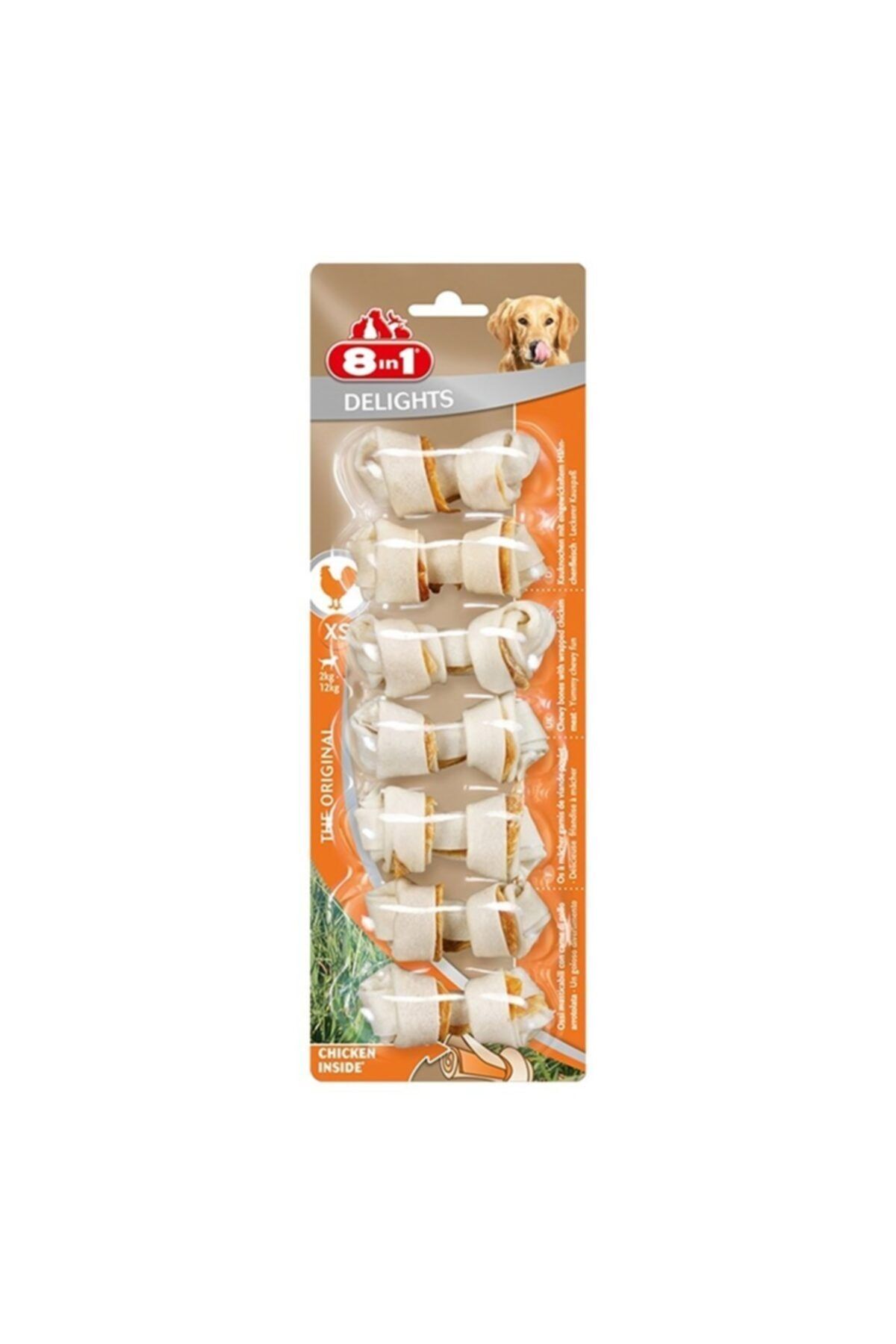 8in1 8 In 1 Delight Bones Xs 7 Adet 84 Gr