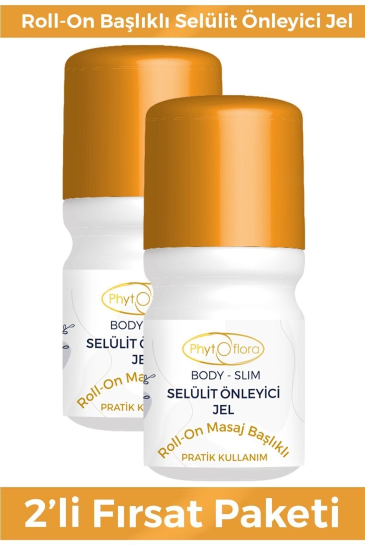 Phytoflora 2 Adet Roll-on Masaj Başlıklı Selülit Ve Çatlak Jeli