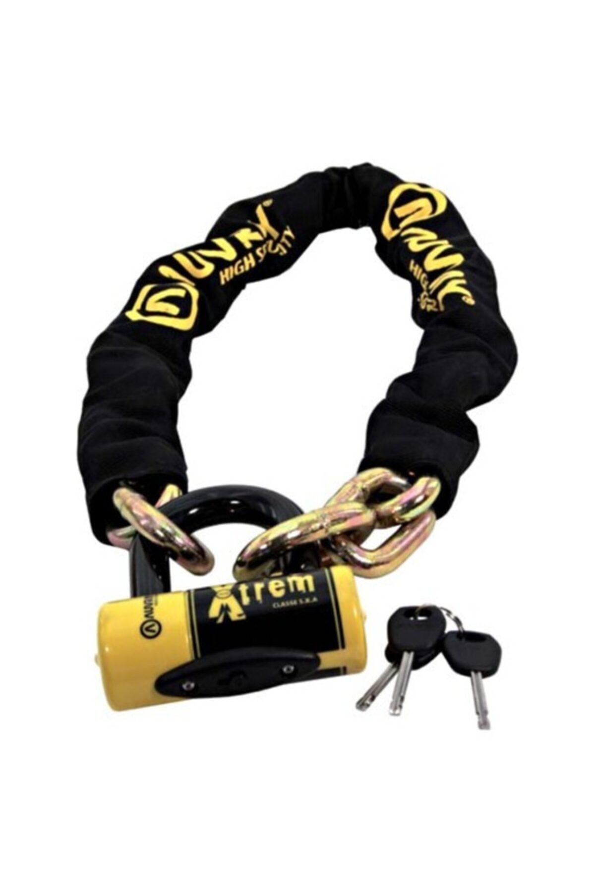 Auvray Chain Extreme Zincir Kilit 140 Cm Sra Sertifikalı Motosiklet Kiliti