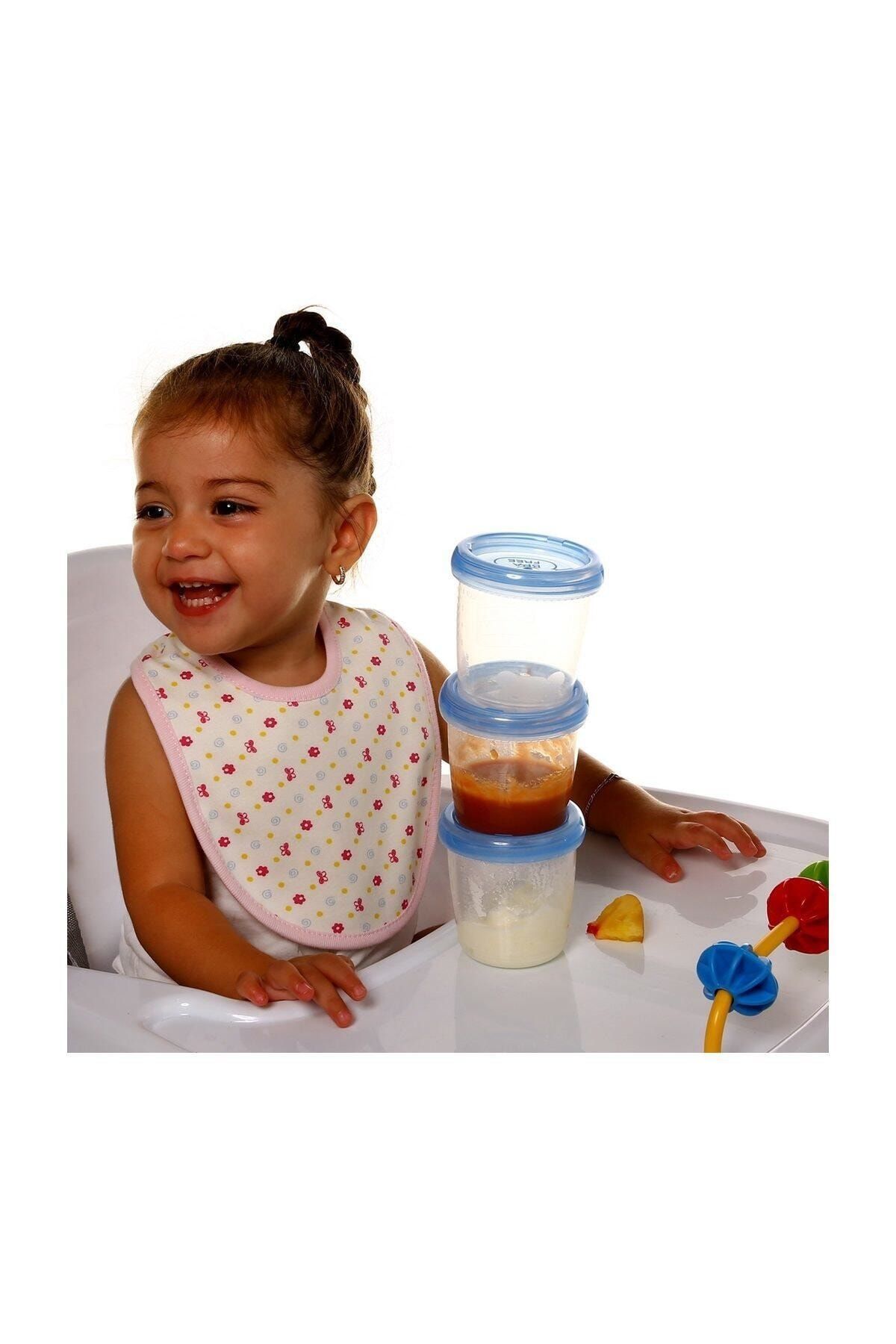 Baby&Plus Süt Ve Mama Saklama Kabı 4Lü