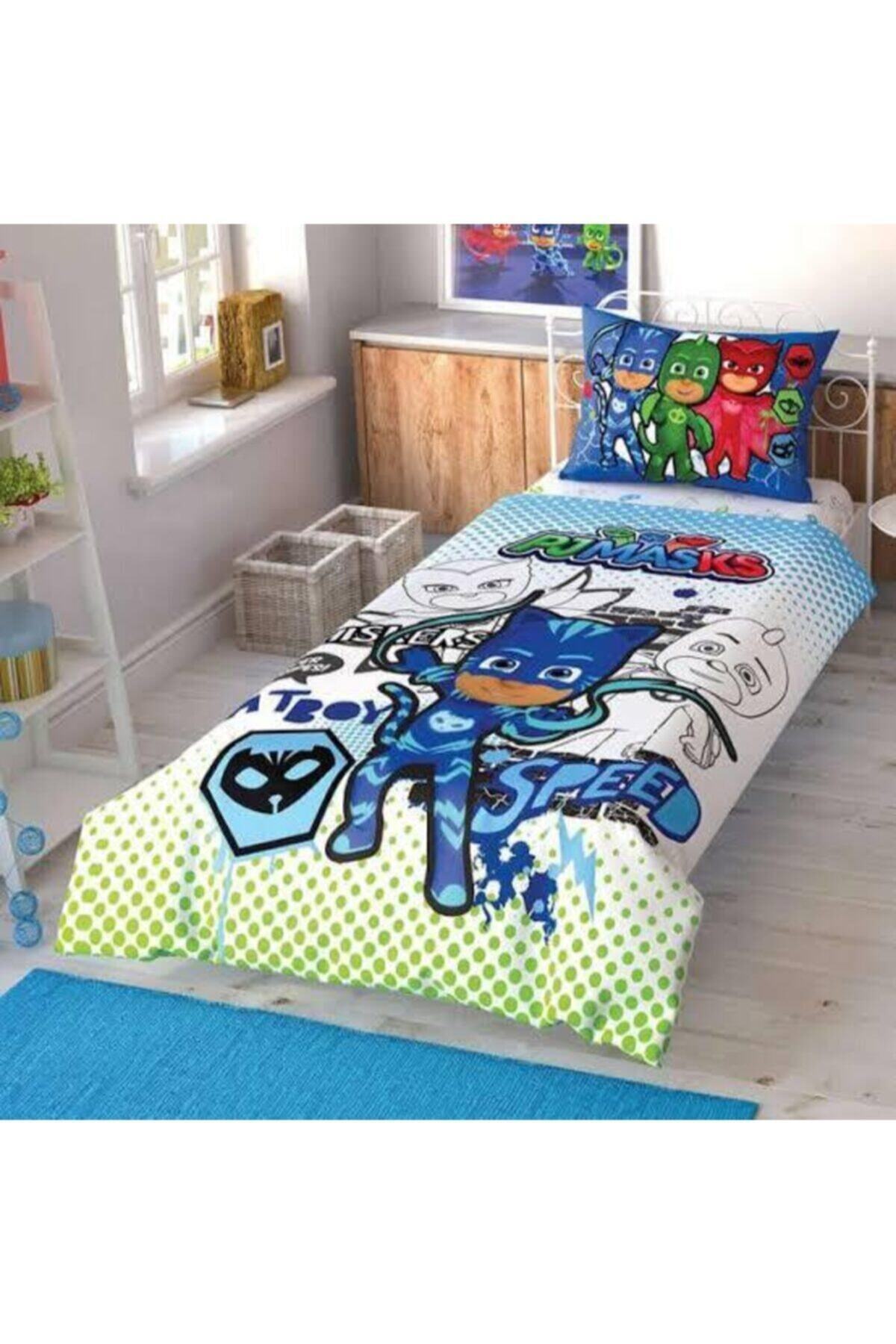 Taç Pj Masks Çek Canlandır Tek Kişilik Nevresim Takımı