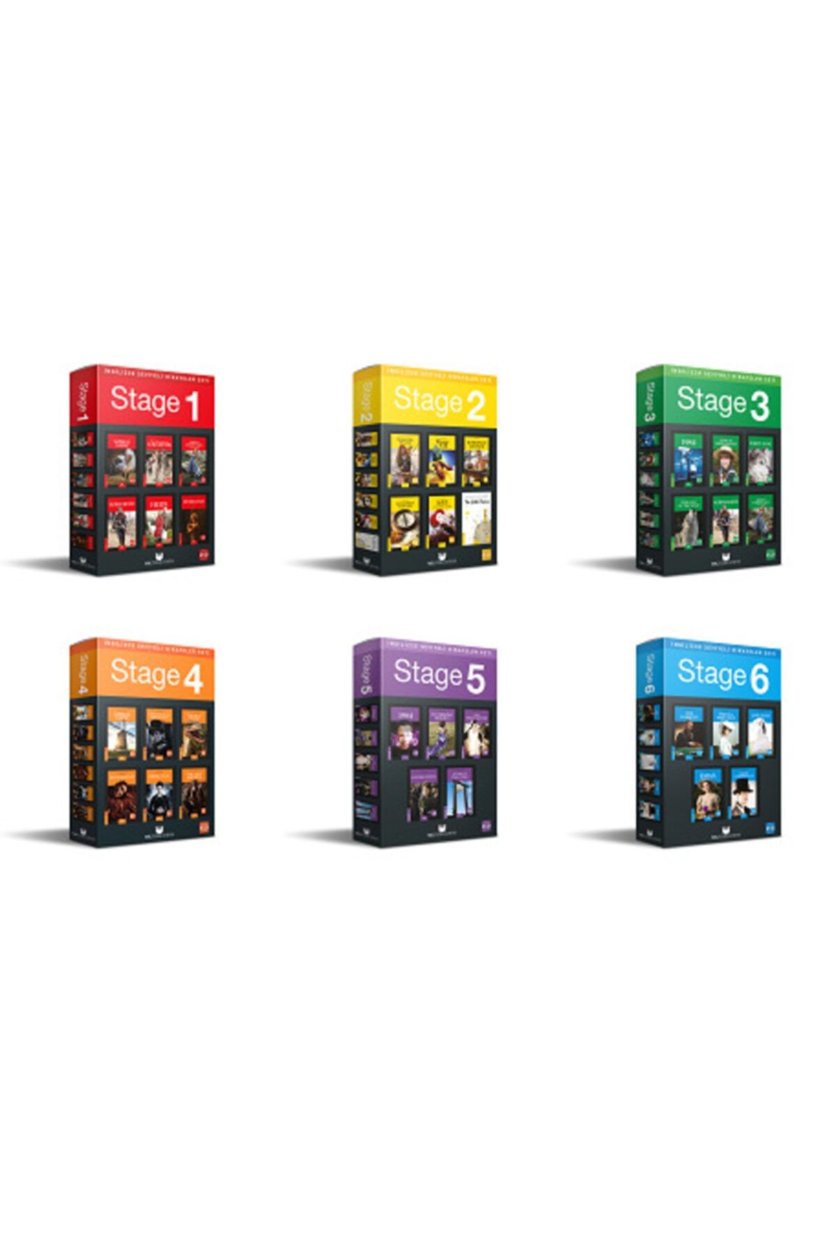 MK Publications Ingilizce Stage 1.2.3.4.5.6 - 34 Kitap Karekod Dinleme (alıştırma Ve Sözlük Ilaveli)