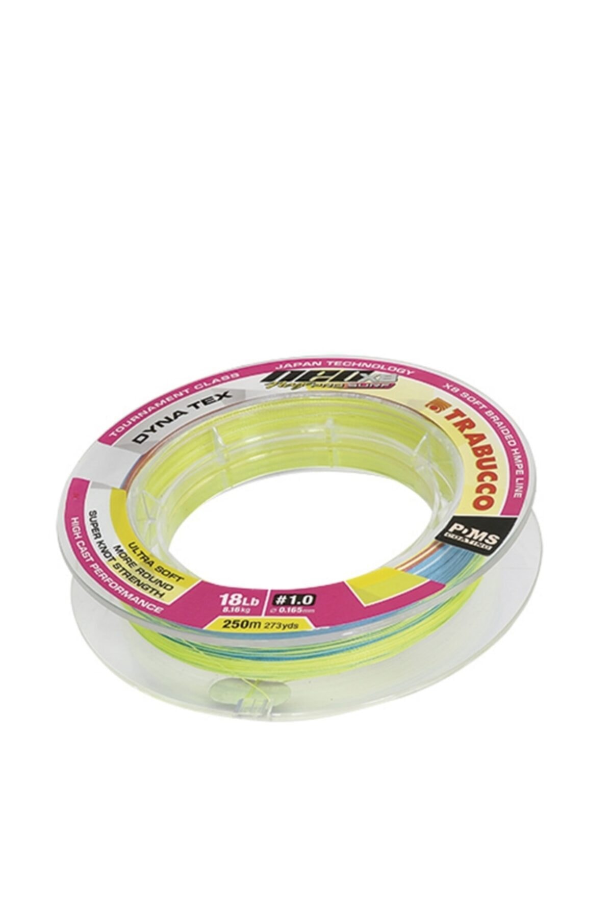 TRABUCCO Dyna Tex Neo 250m Multicolor Ip Misina 0,10mm