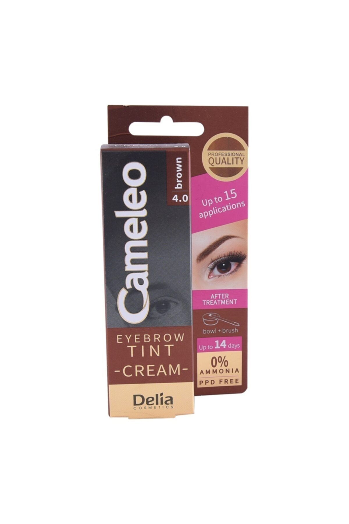 Delia Cosmetics Cameleo Eyebrow Tınt Cream 4.0 Brown