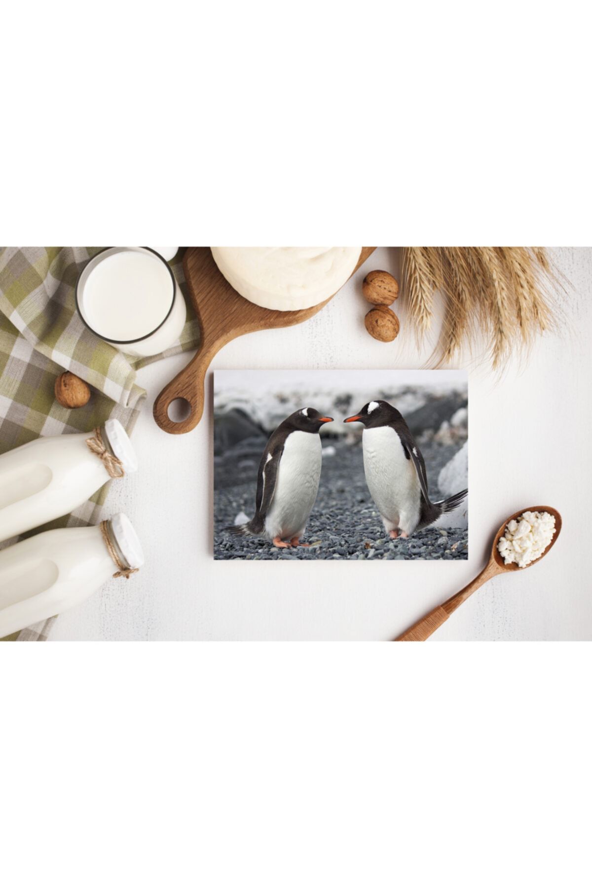 Glory Glassware Penguen Cam Kesme Tahtası