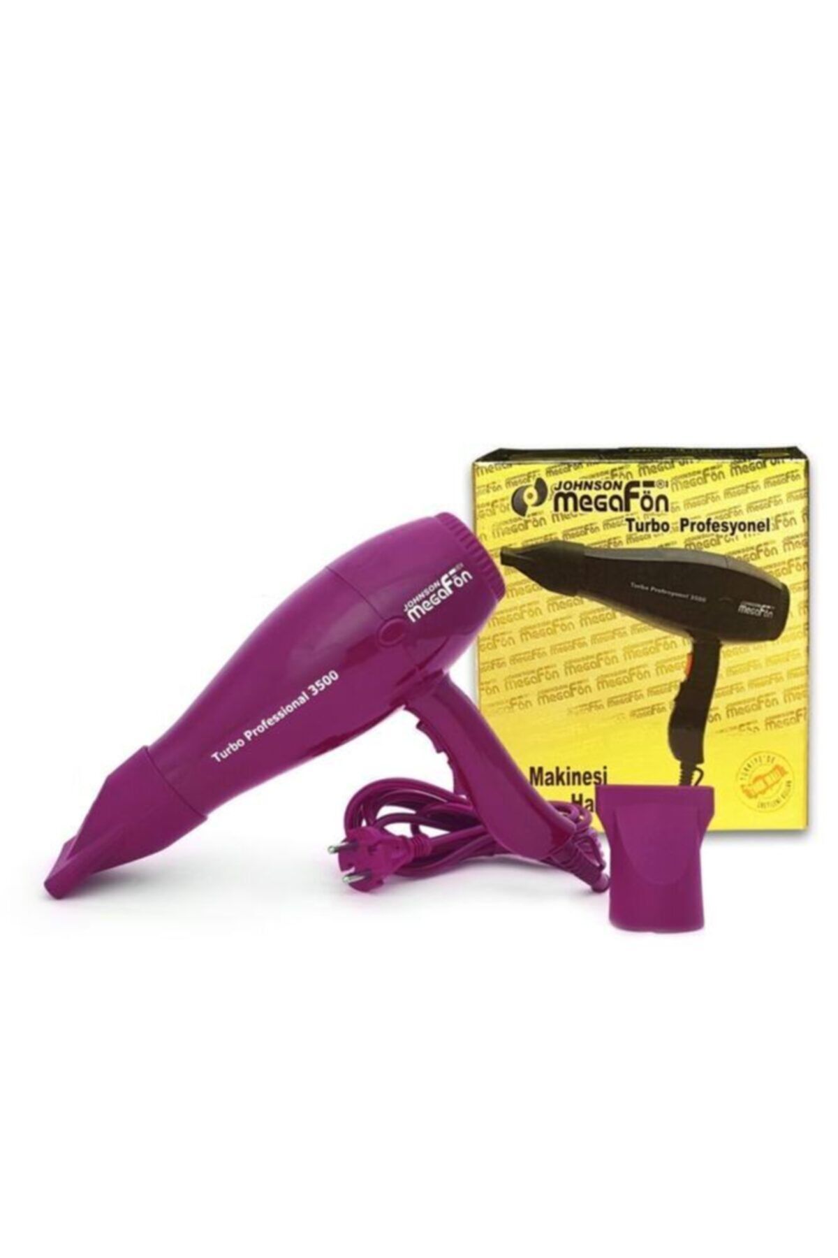 HİMARRY Megafön Profesyonel Kuaför Saç Kurutma/fön Makinesi 2400w Bordo