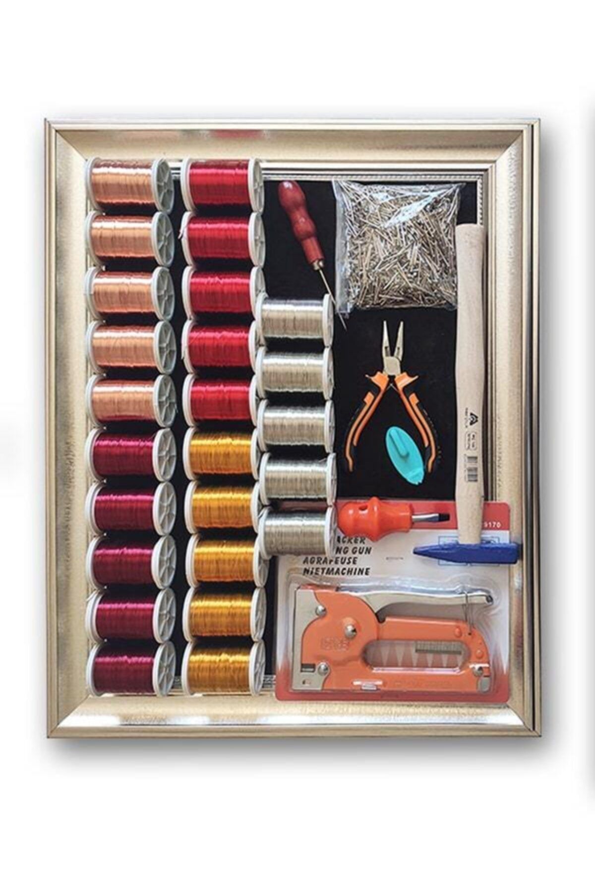 TUĞRA TABLO Filografi Set Çerçeve Li Dev Set 40*50cm