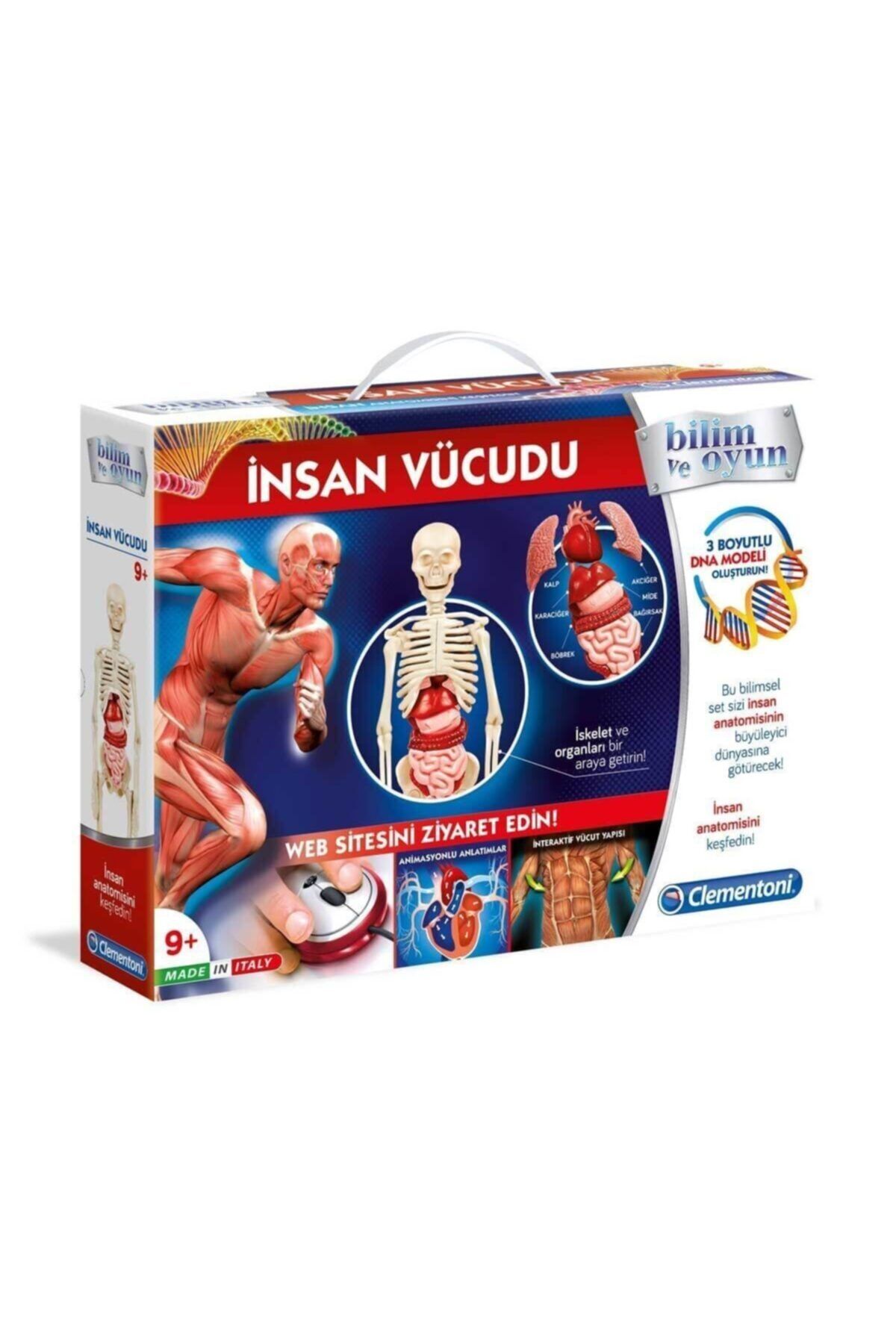 CLEMENTONI 64457 Bilim Ve Oyun - Insan Vücudu Ve Anatomi /+9 Yaş