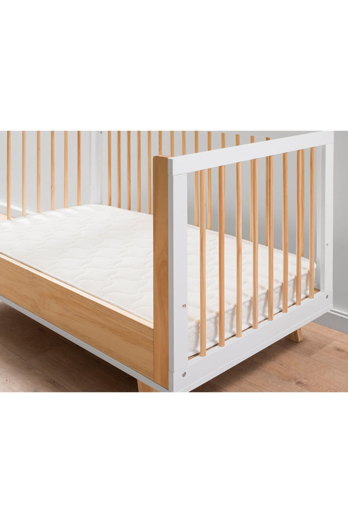 POOLY 50x80 Slımbed Cotton 50*80 Soft Ortopedik Sünger Bebek Yatağı 13 Cm