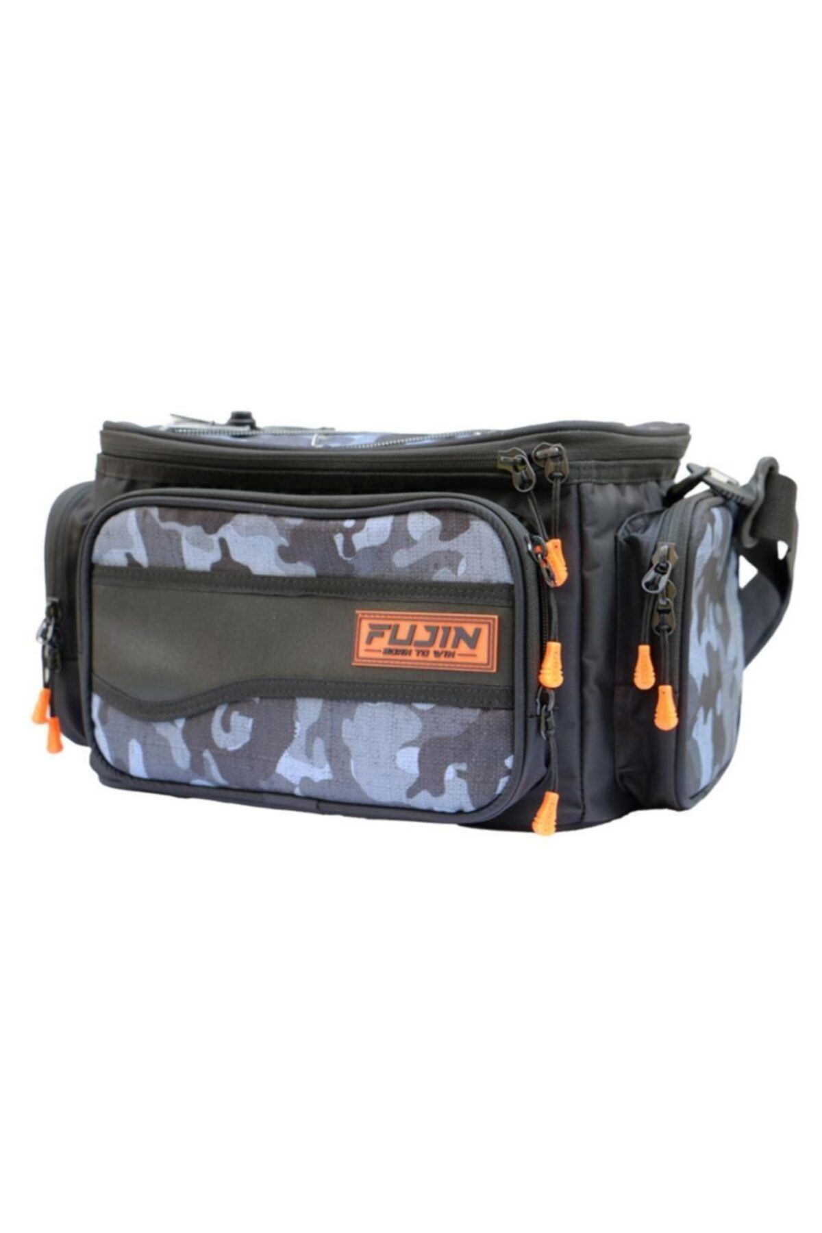 Fujin Black Camo Helper Bag - Balıkçı Çantası