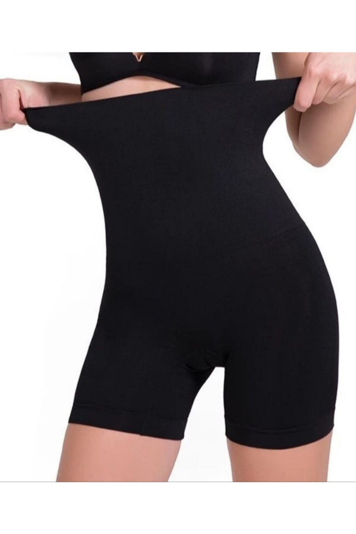 xMini BUTİK Kadın Dikişsiz Ekstra Yüksek Bel Seamless Push Up Etkili Toparlayıcı Mini Şort