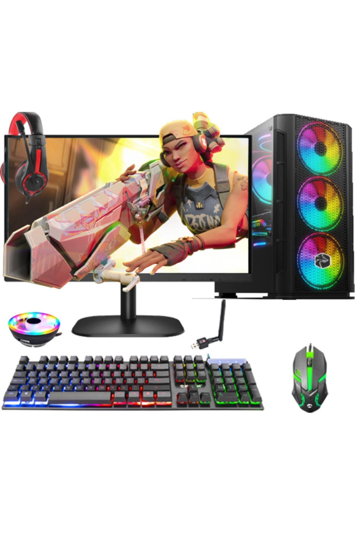 Aizen Gm08 I5-3470 8gb 1tb Hdd 4gb Gtx 750ti 21,5\