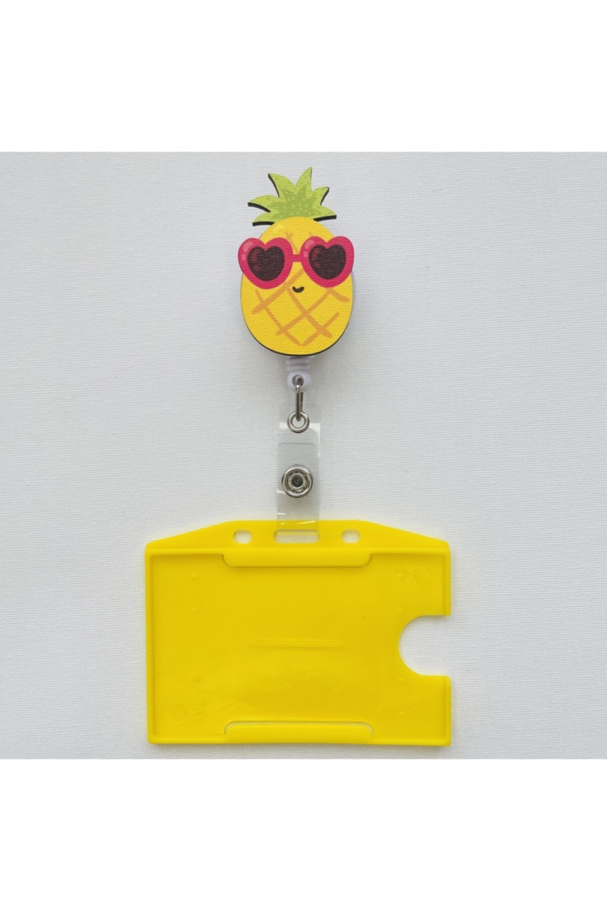 Staffy Ananas Ahşap Yoyo Ve Yaka Kartlığı