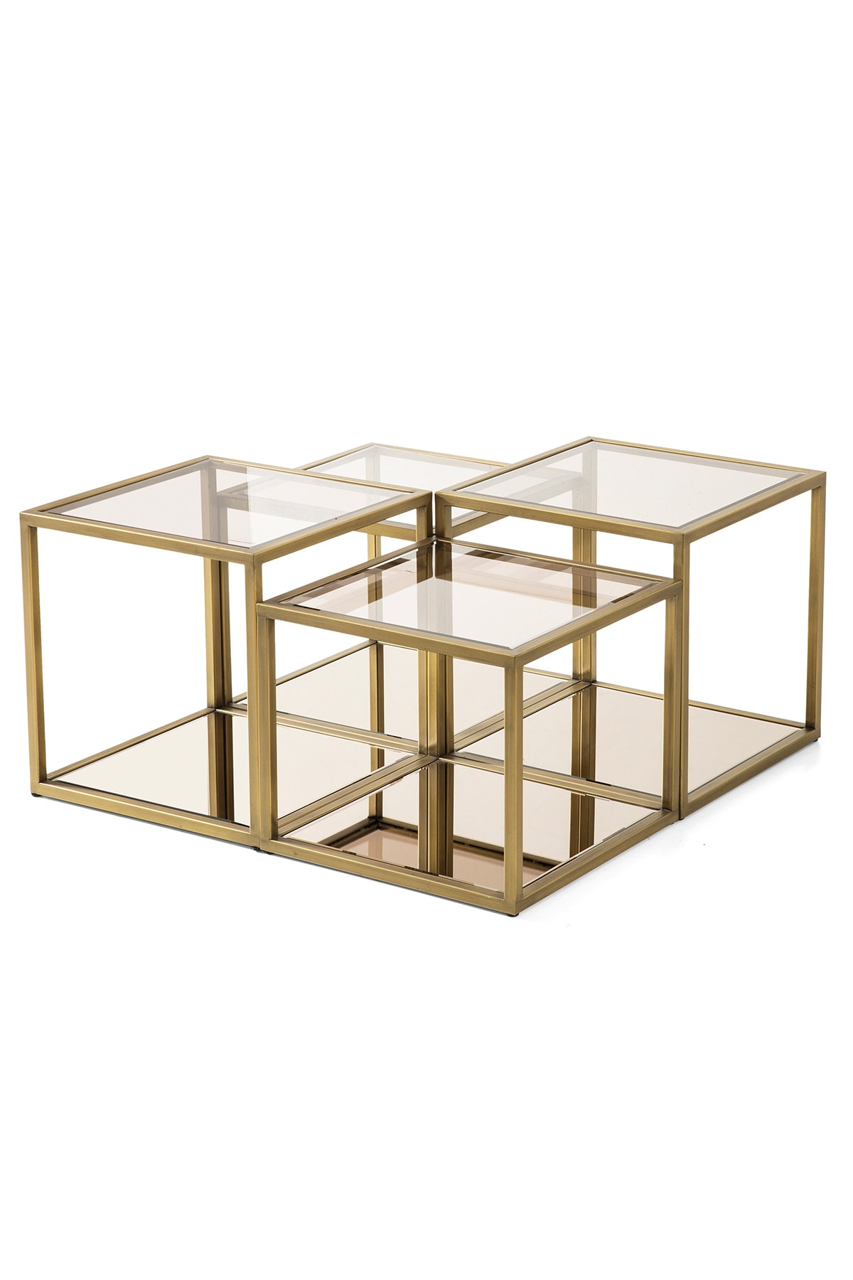 Eymense Roma Orta Sehpa Antique Gold