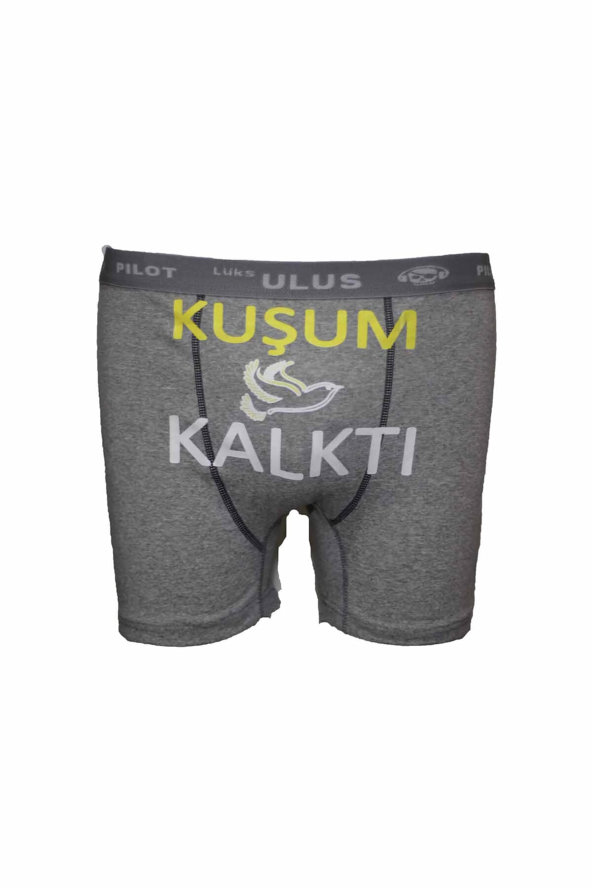 Ulus Tekstil Kuşum Kalktı Komik Erkek Boxer