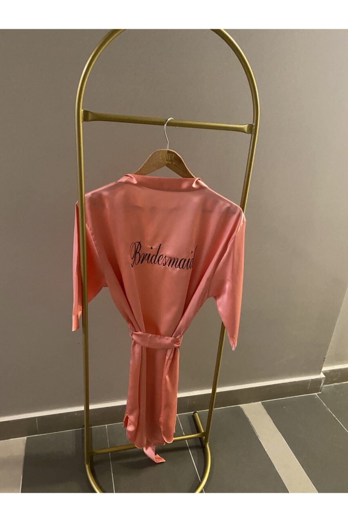 bridesmaid Nakış Sabahlık