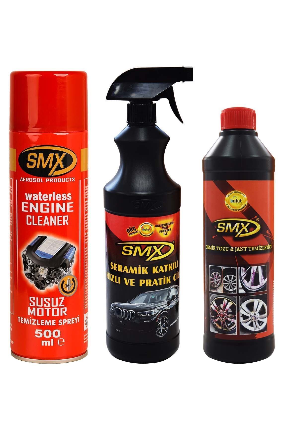 SMX Susuz Motor Temizleme Demir Tozu Jant Temizleyici Hızlı Cila