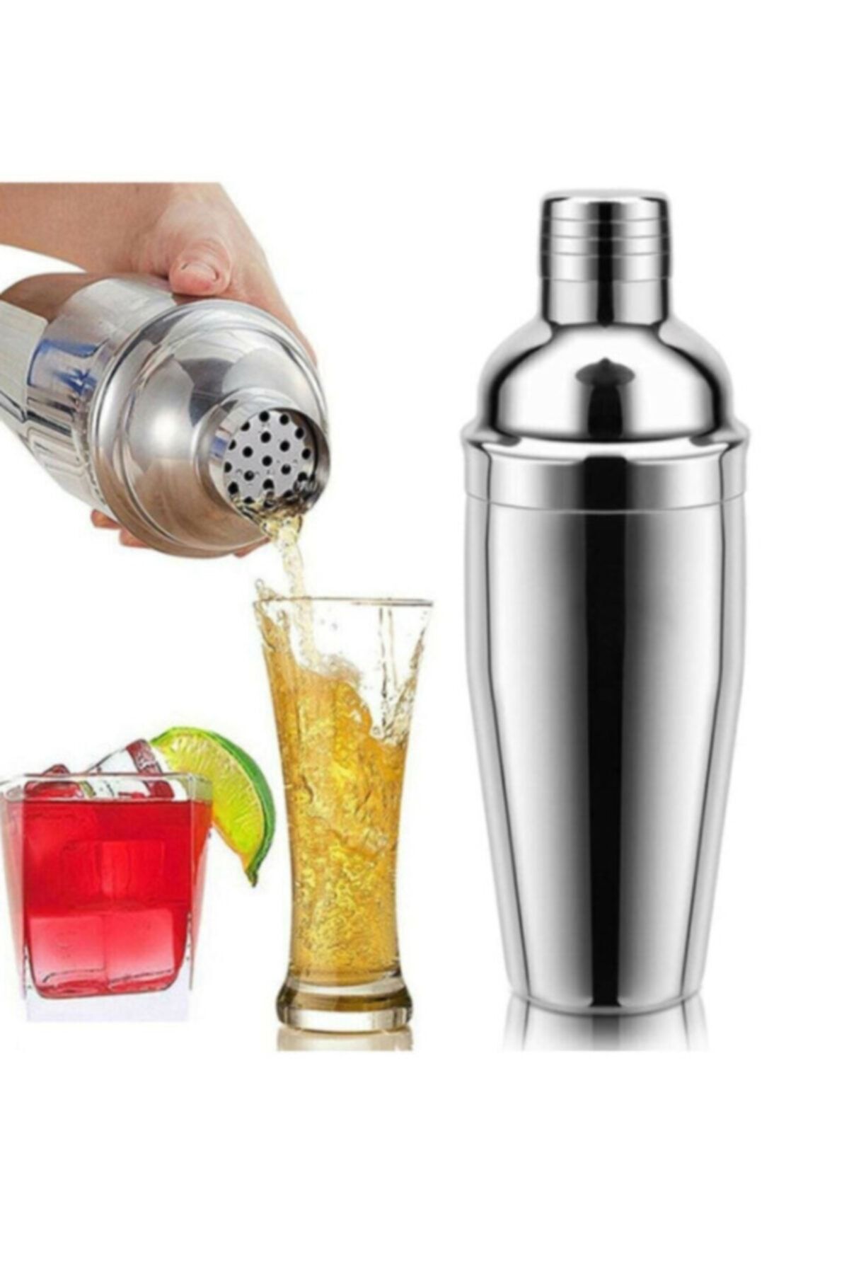 LEVA HAUSE Leva House Çelik Kokteyl Shaker Biradlı 500 Cl