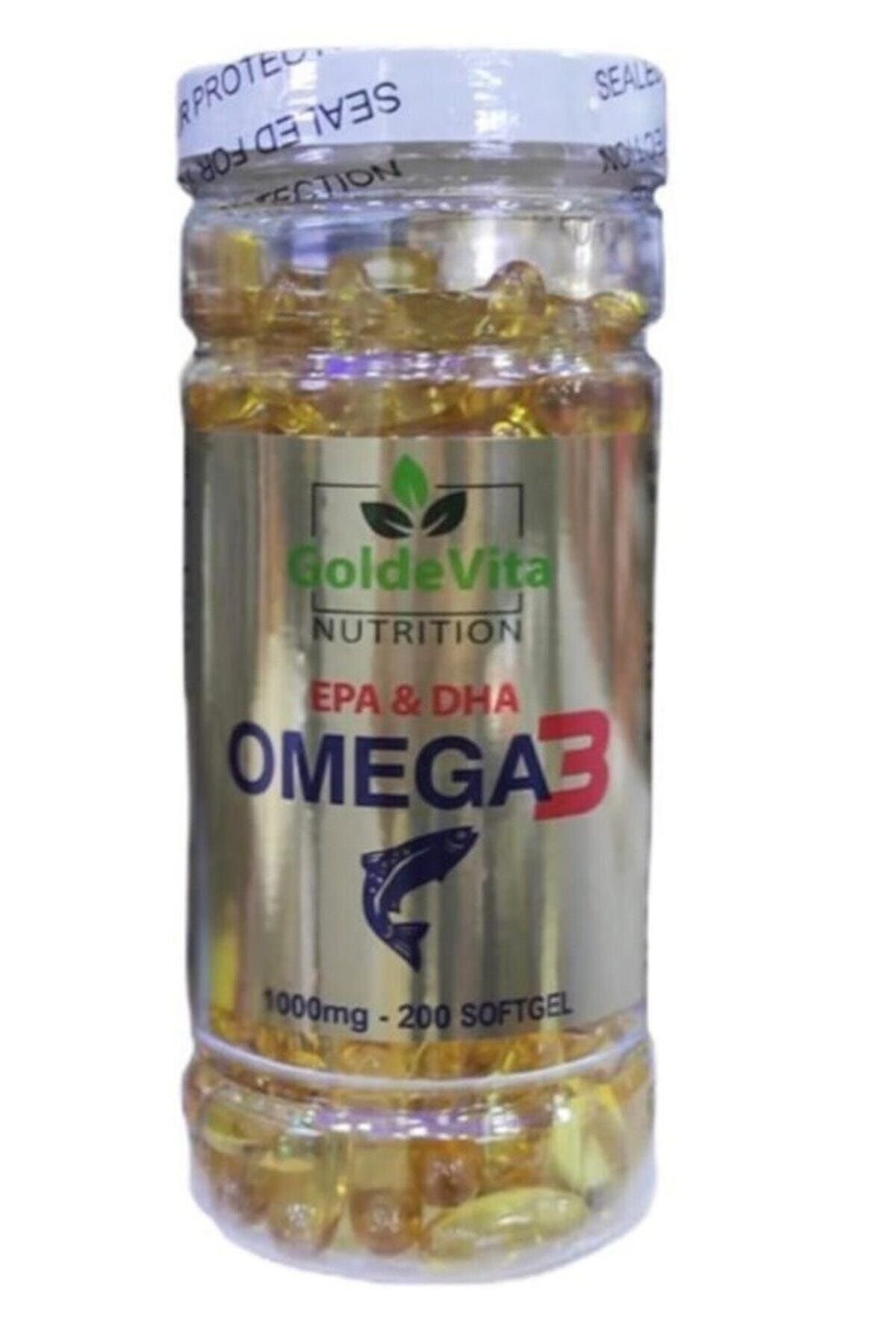 1tech Goldevita Omega 3 Balık Yağı 200 Yumuşak Softgel