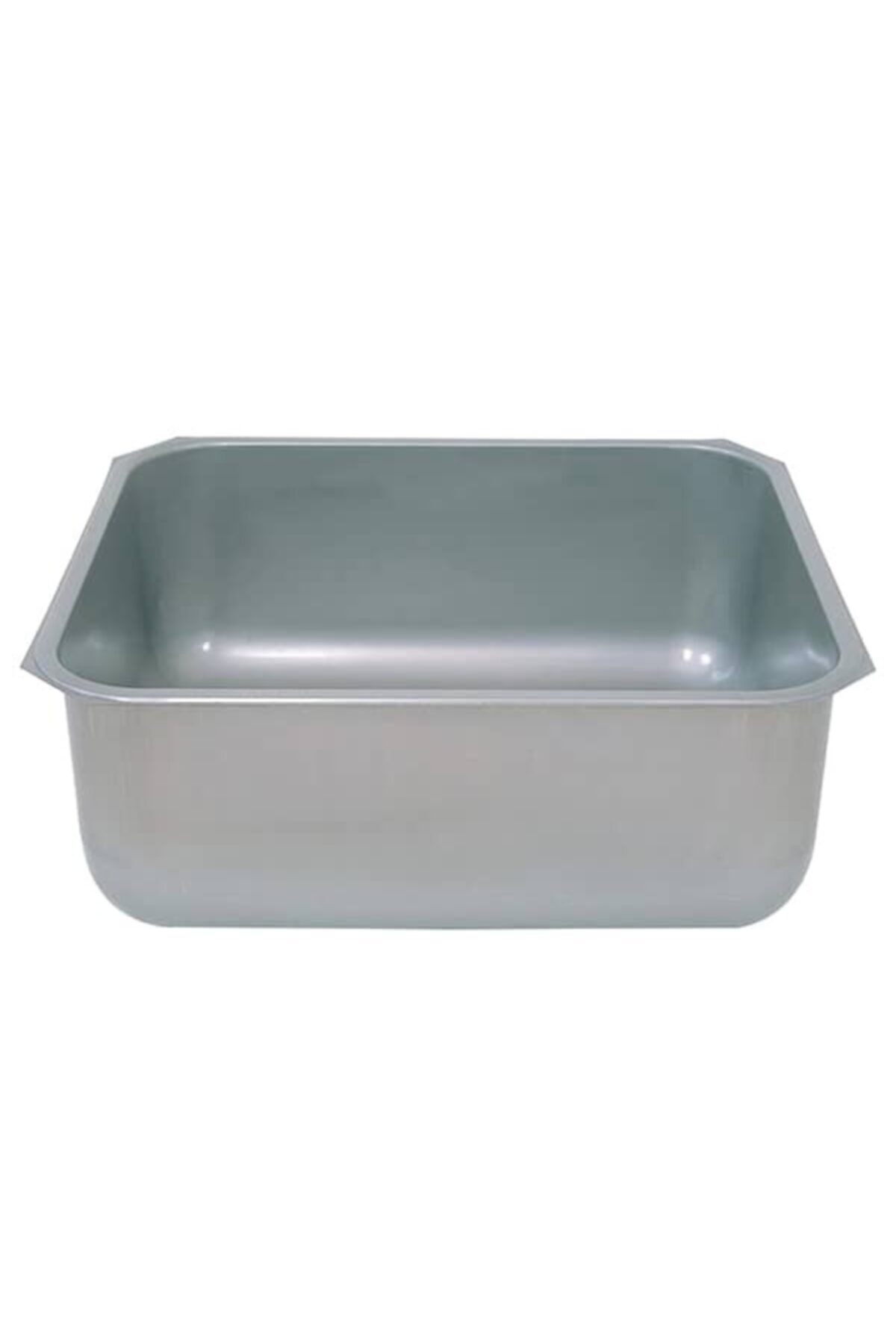 KROM 50cm X 50cm X 25cm Paslanmaz Evye(304 KALİTE)