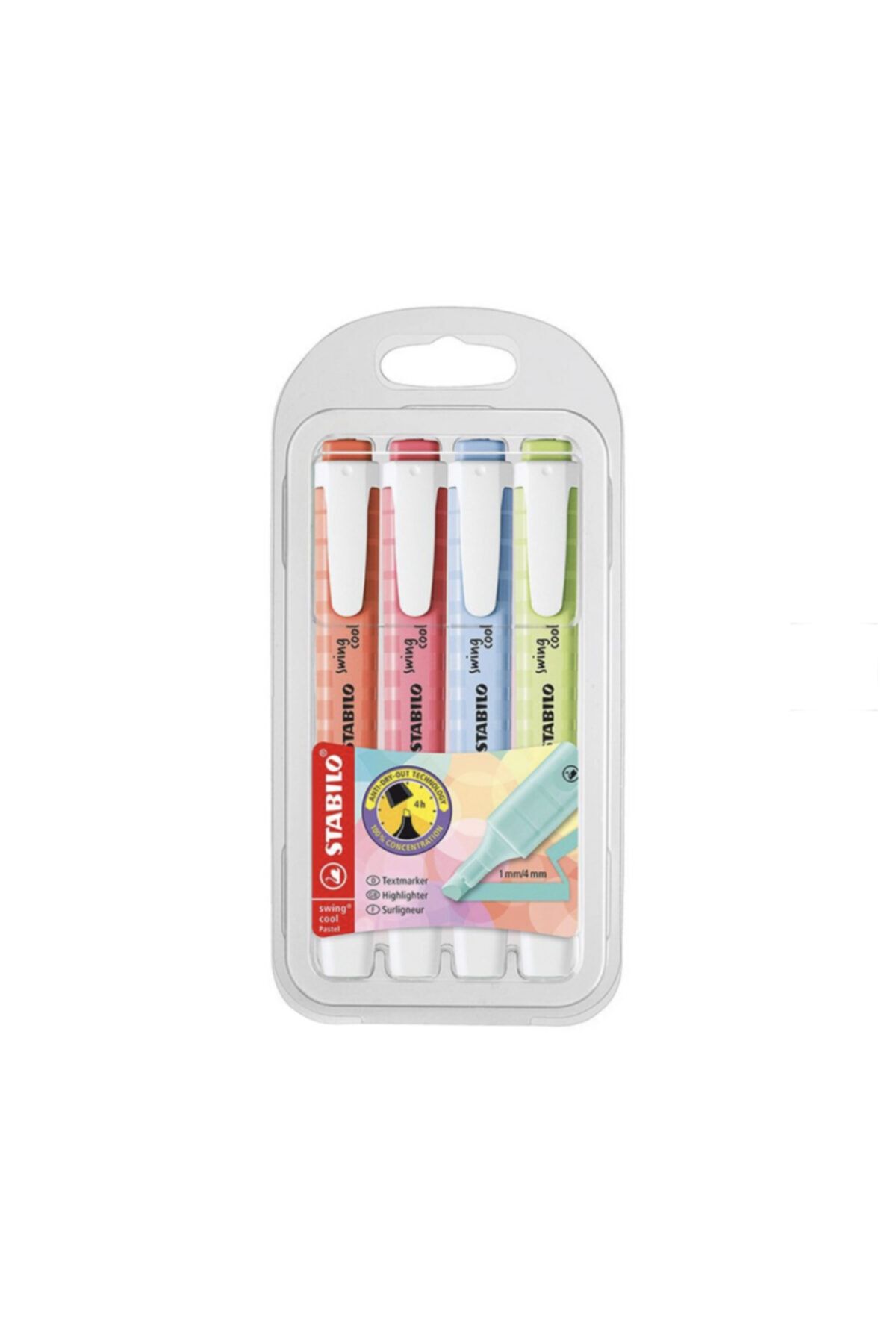 Stabilo Swing Cool Pastel Yeni Renkler 4’lü Set
