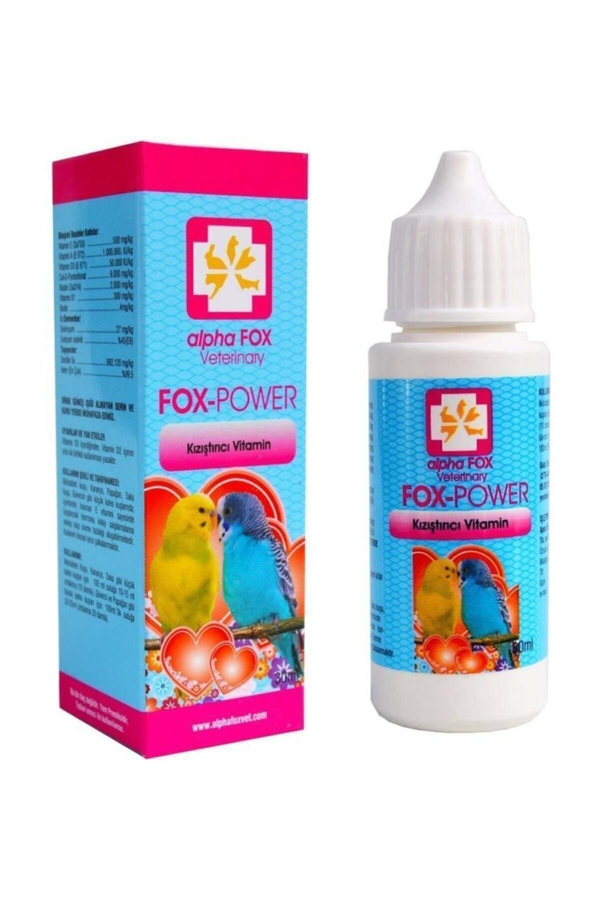 Alpha Fox Veterinary Power Kuşlar Için Kızıştırıcı Vitamin 30ml