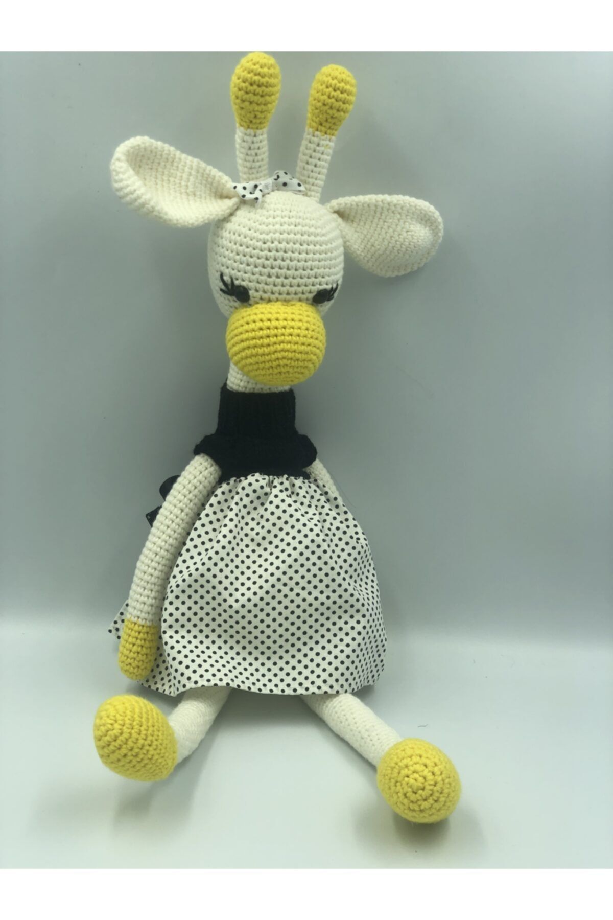 FourSistersHandMade Agucuk Bebe Elbiseli Zürafa Kız
