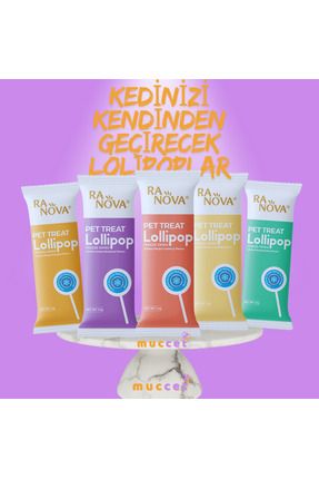 Muccet 15li Kutu Kedi Lolipopu Malt Destekli Kedi Ödülü Image 1