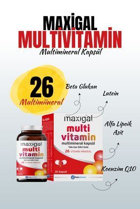 Multi Multivitamin Multimineral 30 Kapsül Image 0