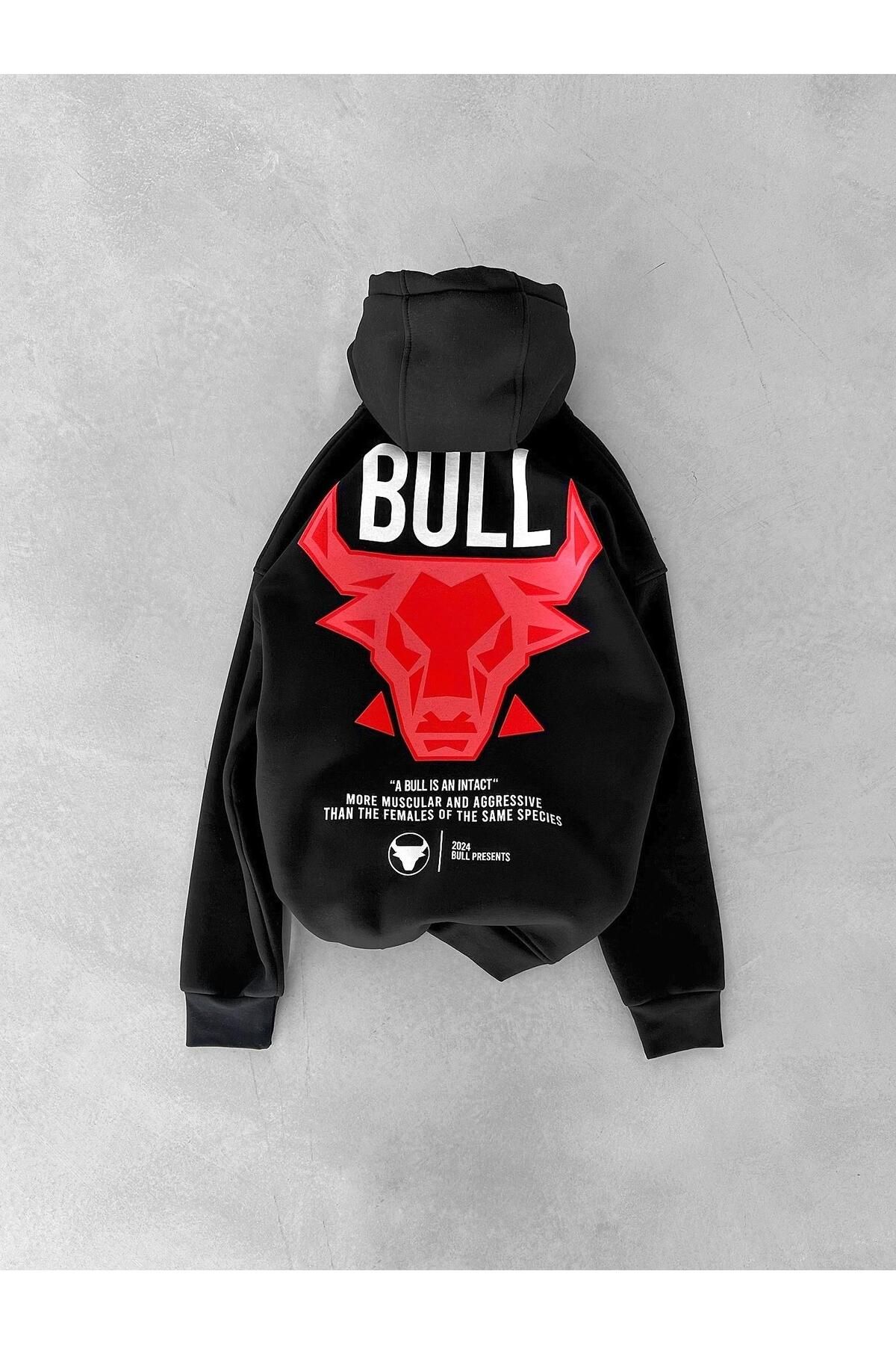 ablukaonline Unisex OversizeBull Baskılı Hood...