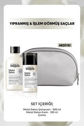 Serie Expert Metal Detox Renkli Ve Açıcı Ile Işlem Görmüş Saçlar Için Metal Ka Image 0
