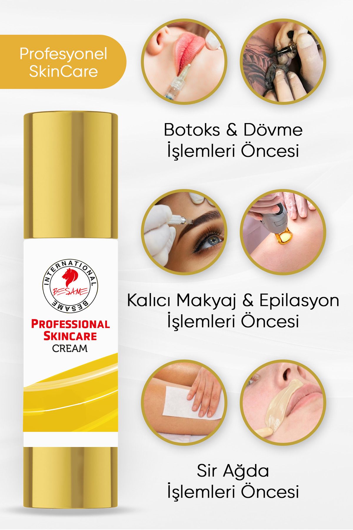 Professional Topikal Krem 75ml Asansör Pompalı