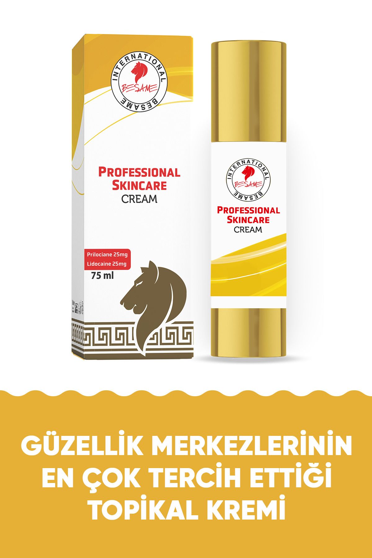 Professional Topikal Krem 75ml Asansör Pompalı