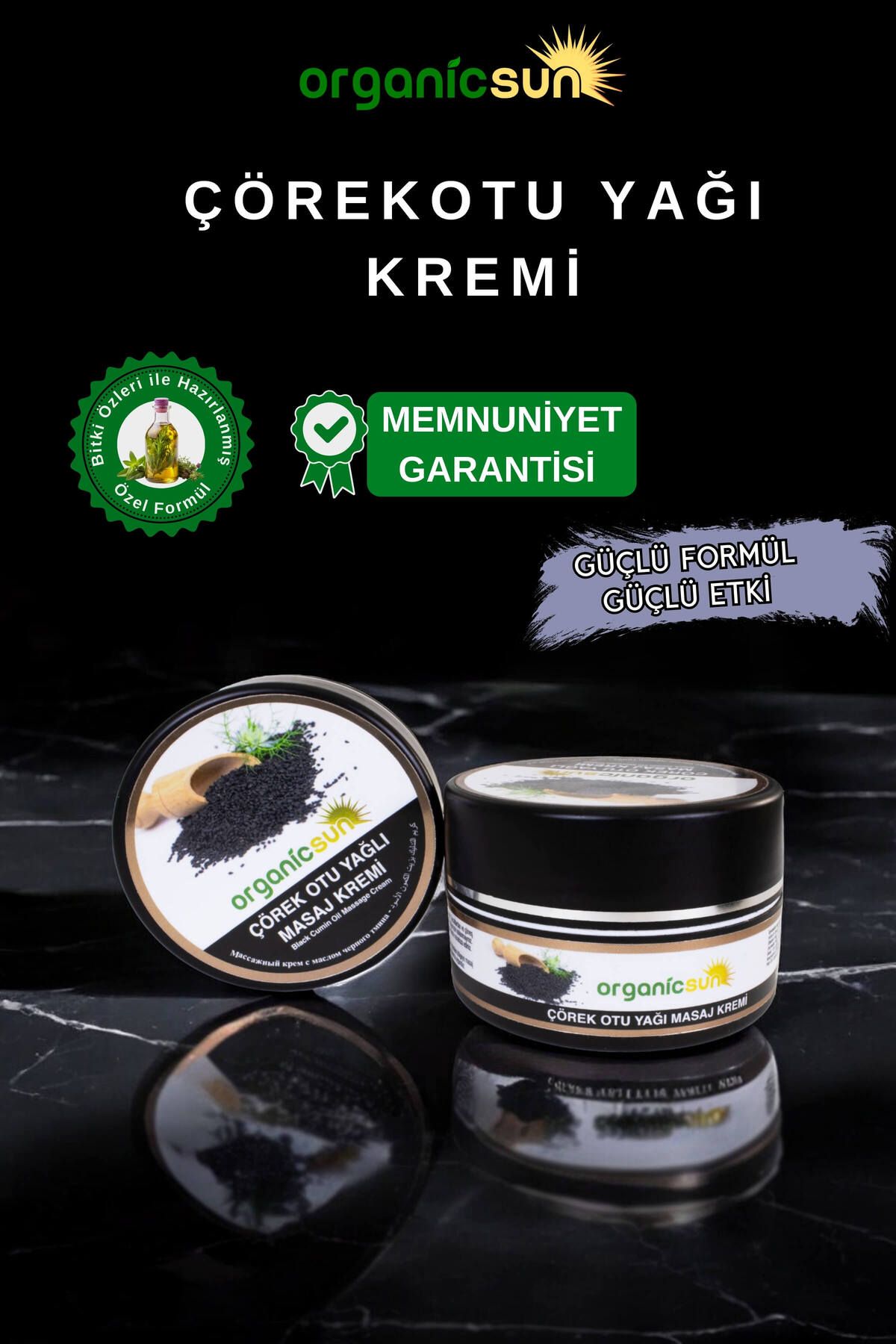 Çörek Otu Yağlı Ağrı Masaj Kremi Kas Eklem 100 ml Çörekotu Yağı Krem