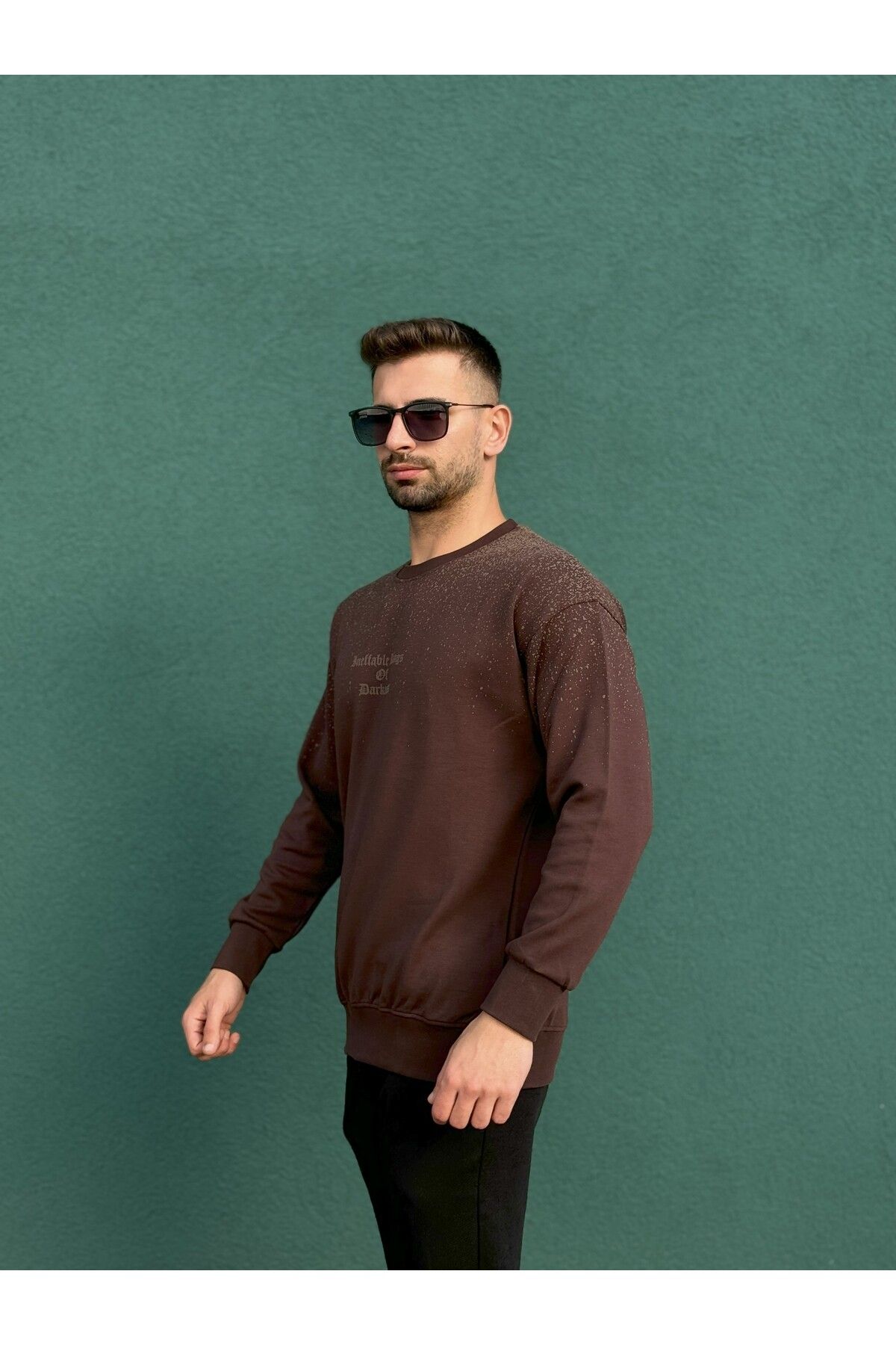 Desenli Erkek Sweatshirt