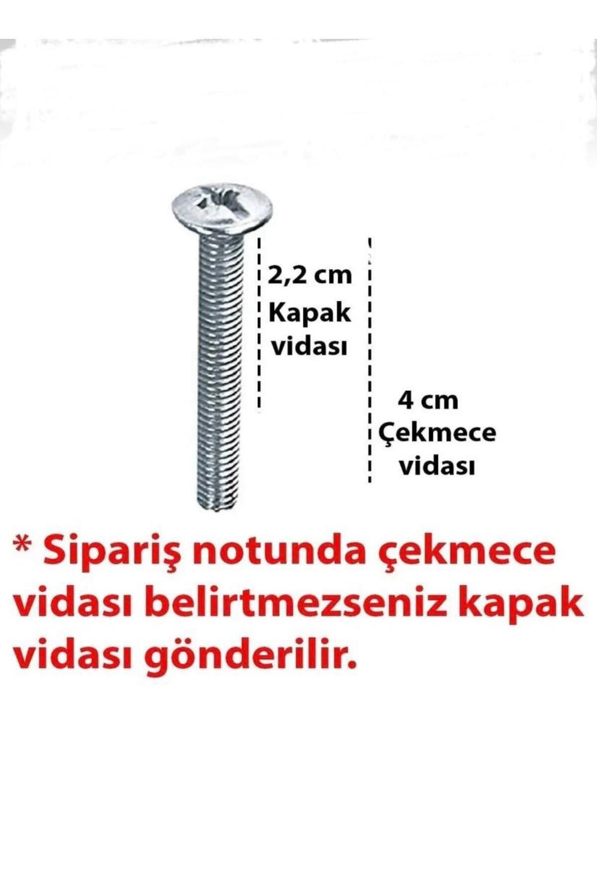 Porselen Metal Mobilya Kulpu Kulbu  Dolap Çekmece  Mutfak  Çocuk  Kulp Kulb -Asos64mm -STK3291