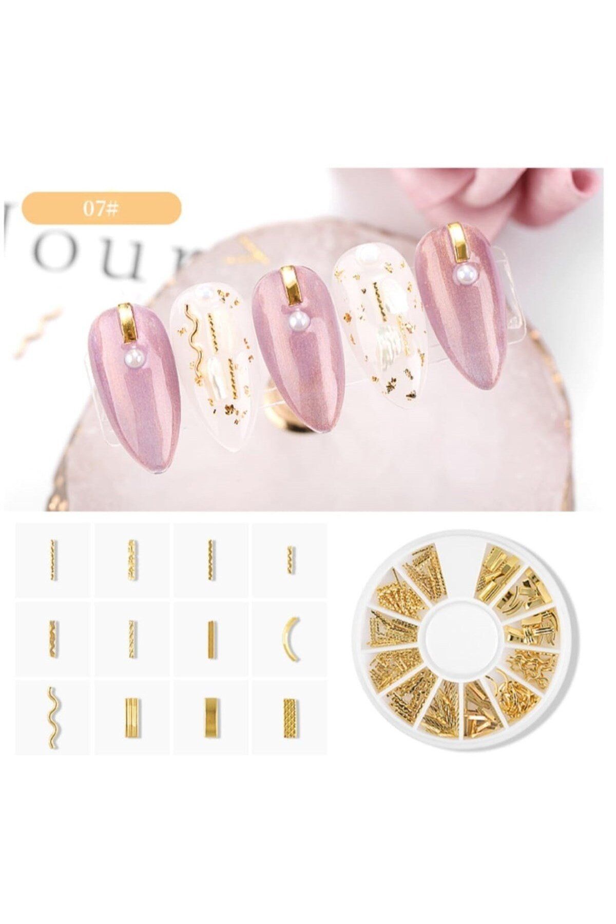 Pinpai Metal Nail Art TırnakSüsü (f693-7)